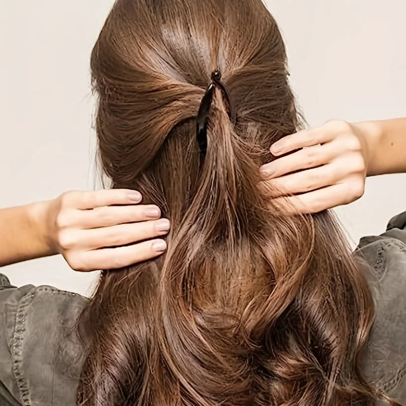 Elevate Your Style with Our 1/2PC Matte Fish Shaped Banana Hair Clip - Perfect Hair Accessories for Women!