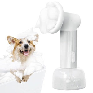 Transform Your Dog's Bath Time with the Uahpet Auto-Foaming Dog Bath Brush - Effortless Cleaning with Built-In Soap Dispenser