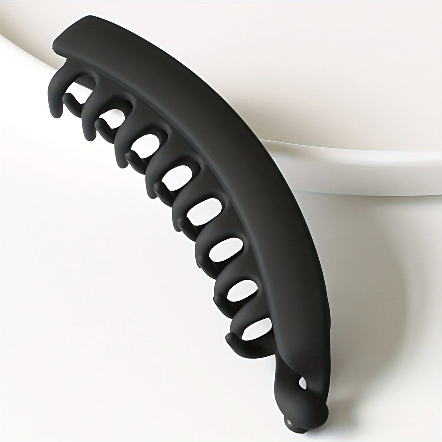 Elevate Your Style with Our 1/2PC Matte Fish Shaped Banana Hair Clip - Perfect Hair Accessories for Women!